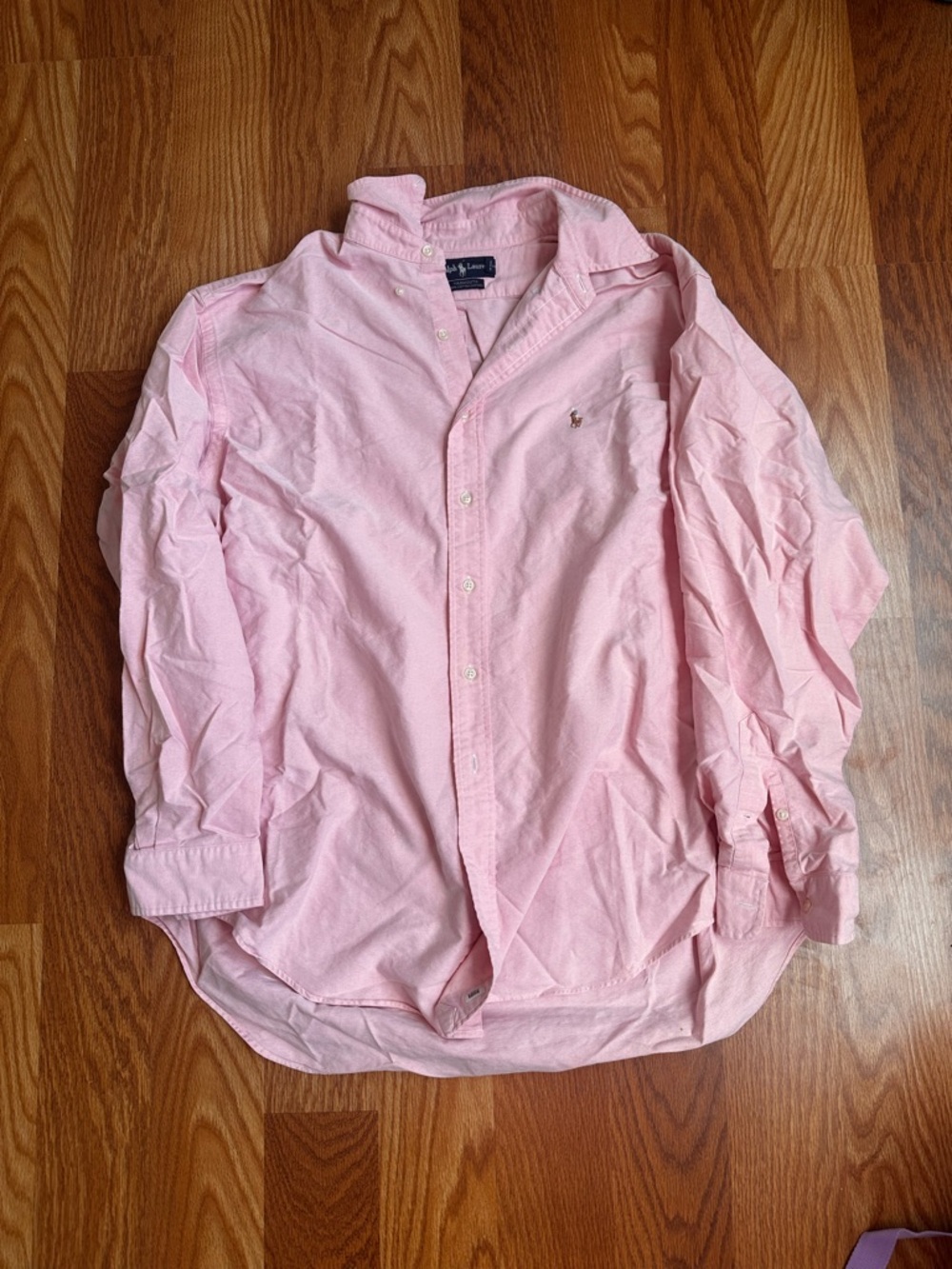 Ralph Lauren Pink Oxford Button-Down Shirt